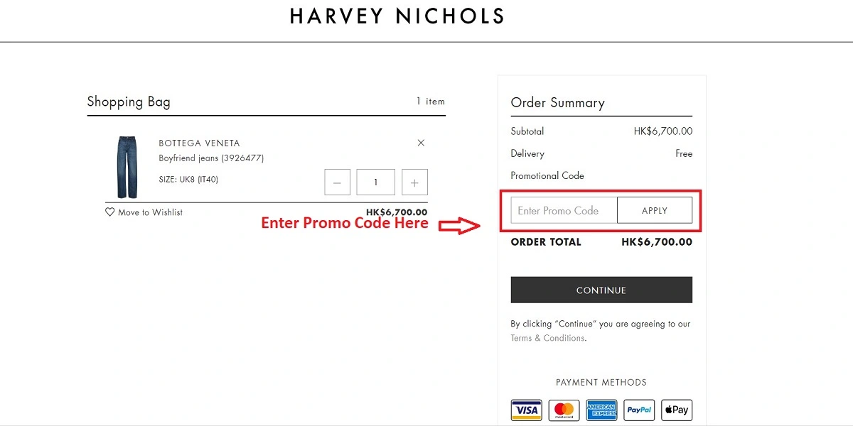 how-to-use-harvey-nichols-promo-code-hk